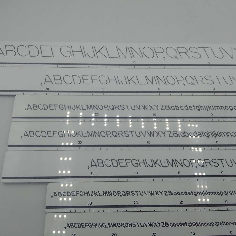 Alpha Lettering Guide Set - Picture 4 of 5